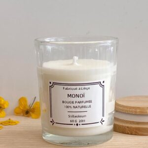 cire de soja monoi bougie naturelle