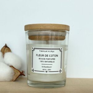 bougie fleur de coton