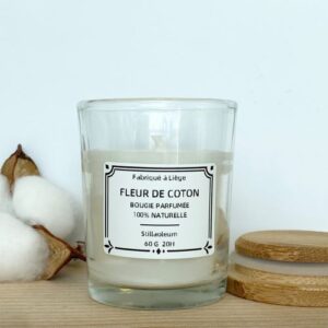 bougie fleur de coton